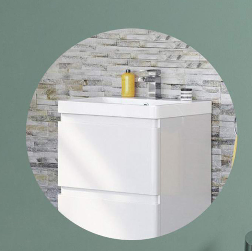 American Imaginations AI-29089 32" White Rectangular Above Counter Transitional Ceramic Top