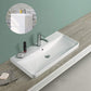 American Imaginations AI-29089 32" White Rectangular Above Counter Transitional Ceramic Top