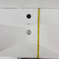 American Imaginations AI-29092 24" White Rectangular Above Counter Transitional Ceramic Top