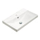American Imaginations AI-29092 24" White Rectangular Above Counter Transitional Ceramic Top