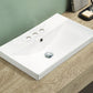 American Imaginations AI-29093 24" White Rectangular Above Counter Transitional Ceramic Top