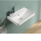 American Imaginations AI-29156 20" White Rectangular Wall Mount Transitional Ceramic Top