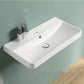American Imaginations AI-29157 24" White Rectangular Wall Mount Transitional Ceramic Top