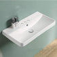 American Imaginations AI-29158 24" White Rectangular Wall Mount Transitional Ceramic Top