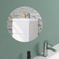 American Imaginations AI-29160 32" White Rectangular Wall Mount Transitional Ceramic Top