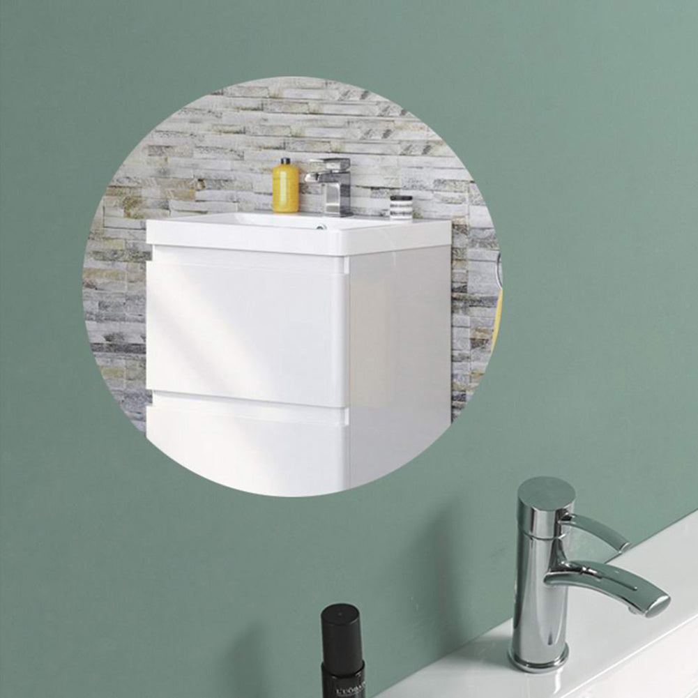 American Imaginations AI-29160 32" White Rectangular Wall Mount Transitional Ceramic Top