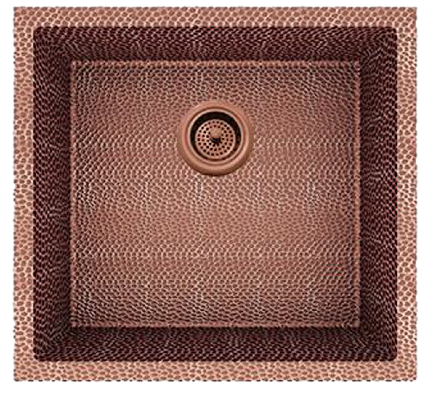 American Imaginations AI-29170 19" Copper Rectangle Copper Transitional Kitchen Sink
