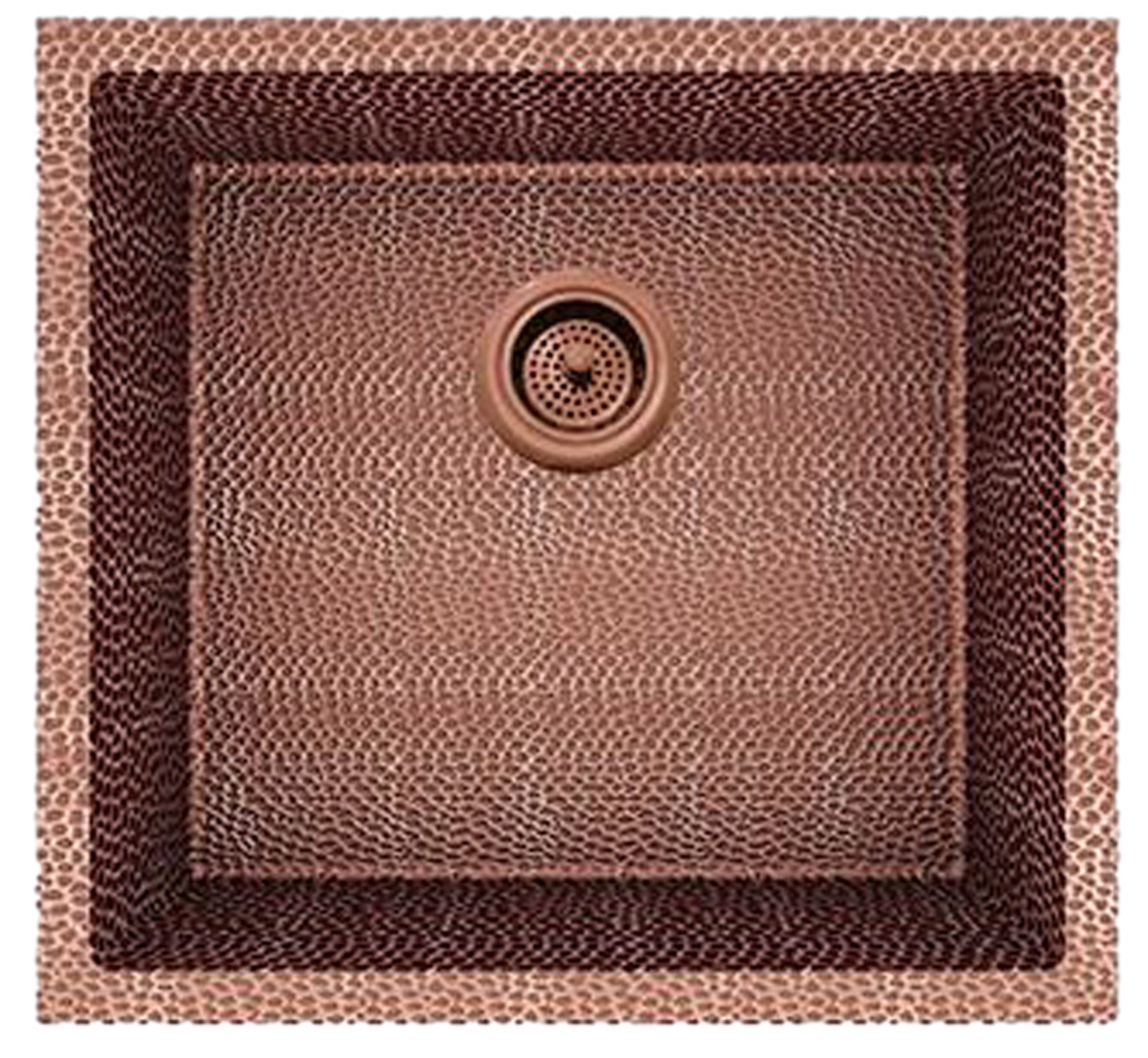 American Imaginations AI-29170 19" Copper Rectangle Copper Transitional Kitchen Sink