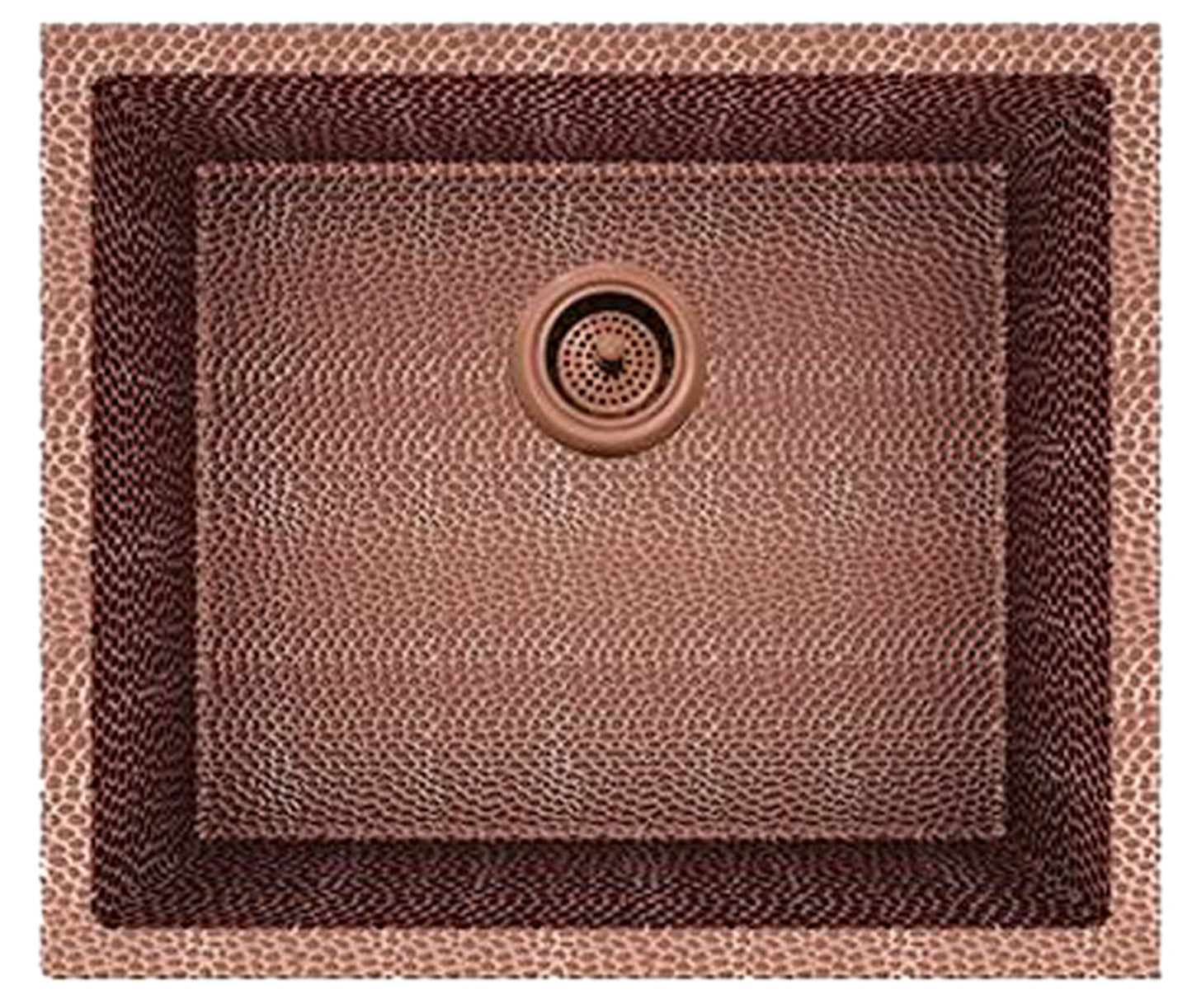 American Imaginations AI-29171 21" Copper Rectangle Copper Transitional Kitchen Sink