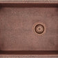 American Imaginations AI-29172 23" Copper Rectangle Copper Transitional Kitchen Sink