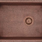 American Imaginations AI-29174 27" Copper Rectangle Copper Transitional Kitchen Sink