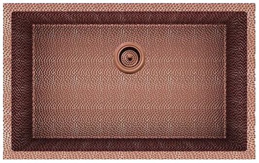 American Imaginations AI-29175 29" Copper Rectangle Copper Transitional Kitchen Sink