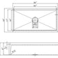 American Imaginations AI-29180 36" Copper Rectangle Copper Transitional Kitchen Sink