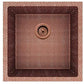 American Imaginations AI-29181 17" Copper Square Copper Transitional Kitchen Sink