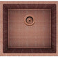 American Imaginations AI-29182 19" Copper Rectangle Copper Transitional Kitchen Sink