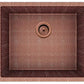American Imaginations AI-29183 21" Copper Rectangle Copper Transitional Kitchen Sink