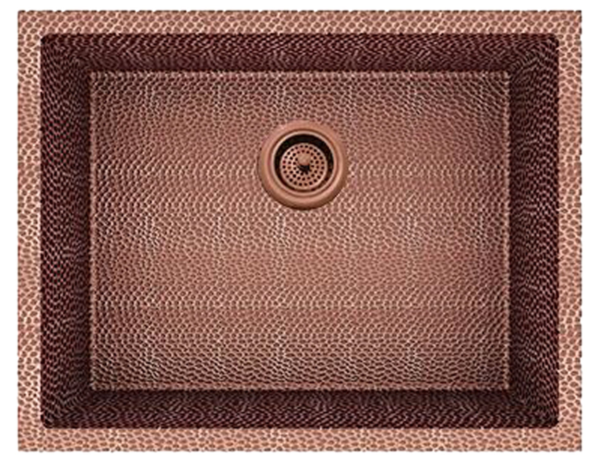 American Imaginations AI-29184 23" Copper Rectangle Copper Transitional Kitchen Sink