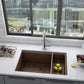 American Imaginations AI-29187 29" Copper Rectangle Copper Transitional Kitchen Sink