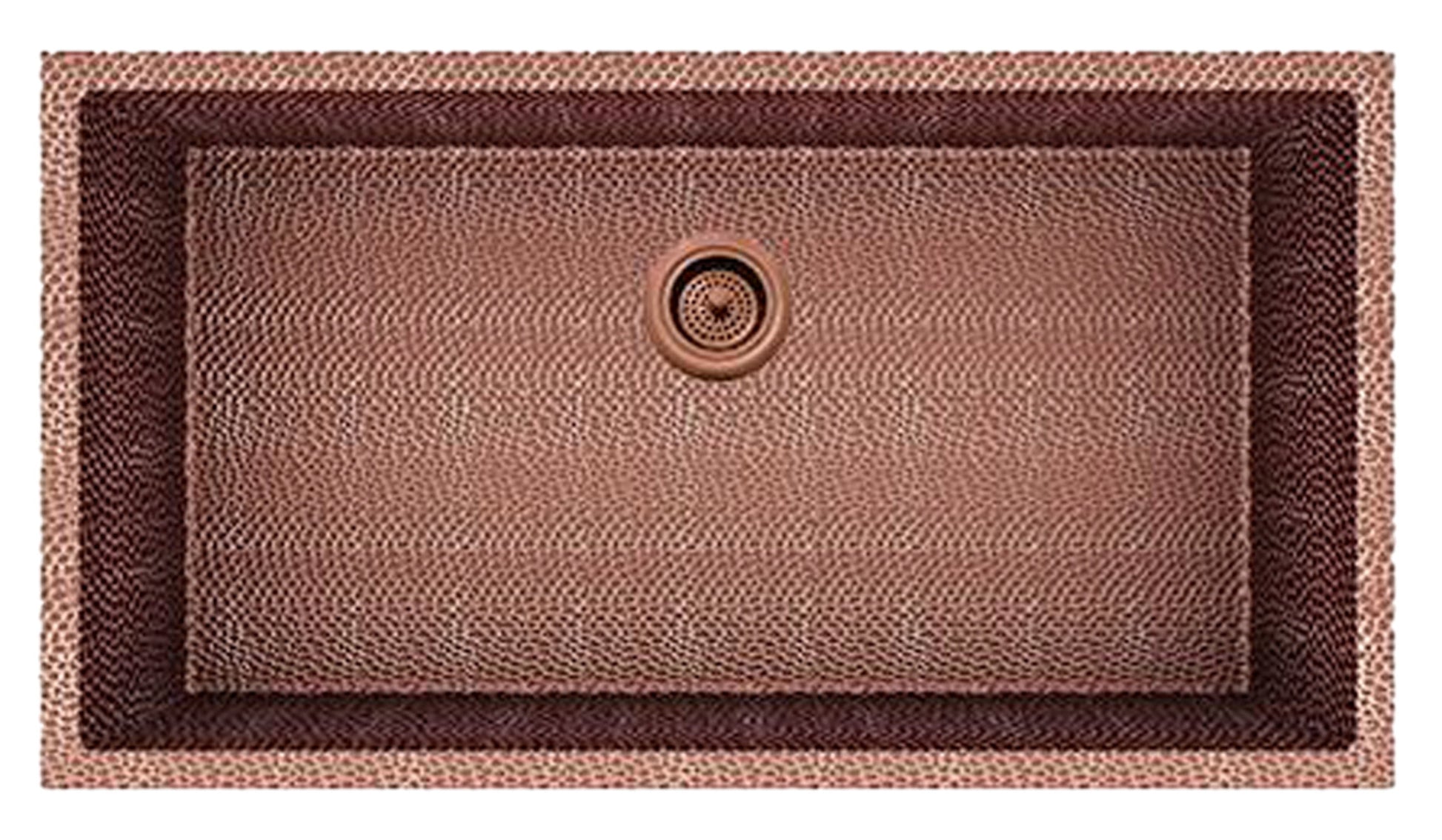 American Imaginations AI-29189 33" Copper Rectangle Copper Transitional Kitchen Sink