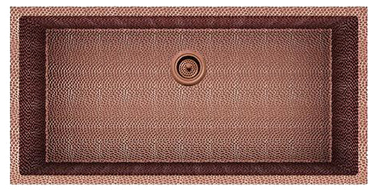 American Imaginations AI-29190 36" Copper Rectangle Copper Transitional Kitchen Sink