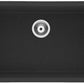 American Imaginations AI-29198 30" Black Granite Composite Rectangle Granite Composite Transitional Kitchen Sink