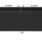 American Imaginations AI-29199 33" Black Granite Composite Rectangle Granite Composite Transitional Kitchen Sink