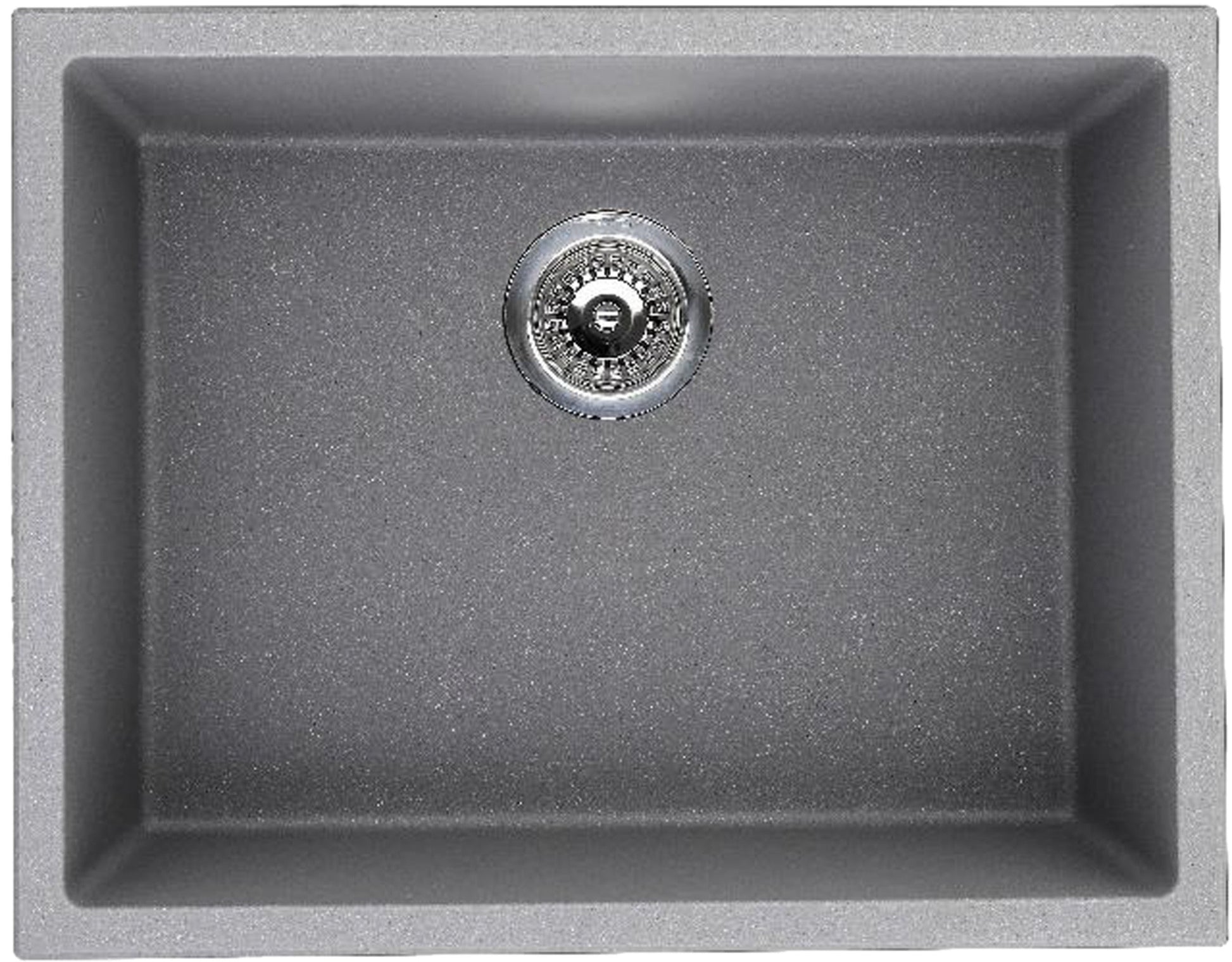 American Imaginations AI-29201 23" Black Granite Composite Rectangle Granite Composite Transitional Kitchen Sink