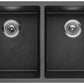 American Imaginations AI-29266 32" Black Granite Composite Rectangle Granite Composite Transitional Kitchen Sink