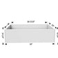 American Imaginations AI-29276 33" White Granite Composite Rectangle Granite Composite Transitional Kitchen Sink