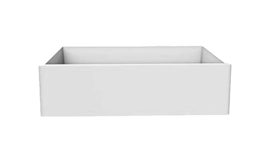 American Imaginations AI-29276 33" White Granite Composite Rectangle Granite Composite Transitional Kitchen Sink
