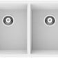 American Imaginations AI-29278 32" White Granite Composite Rectangle Granite Composite Transitional Kitchen Sink