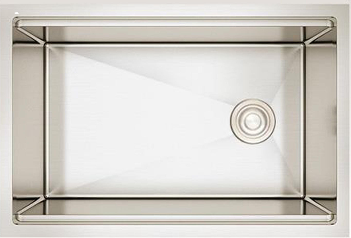 American Imaginations AI-29284 27" Stainless Steel Rectangle Stainless Steel Transitional Kitchen Sink
