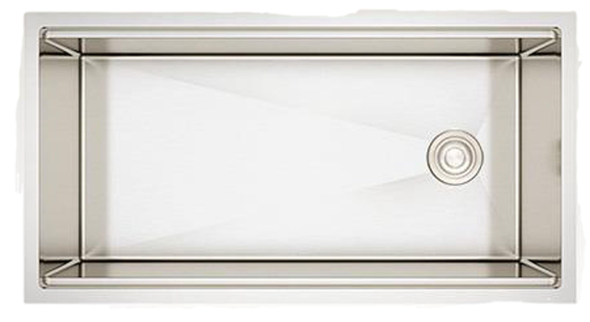 American Imaginations AI-29287 36" Stainless Steel Rectangle Stainless Steel Transitional Kitchen Sink