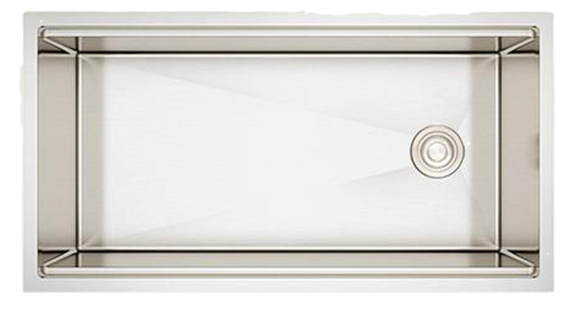 American Imaginations AI-29297 36" Stainless Steel Rectangle Stainless Steel Transitional Kitchen Sink