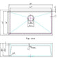 American Imaginations AI-29299 33" Stainless Steel Rectangle Stainless Steel Transitional Kitchen Sink