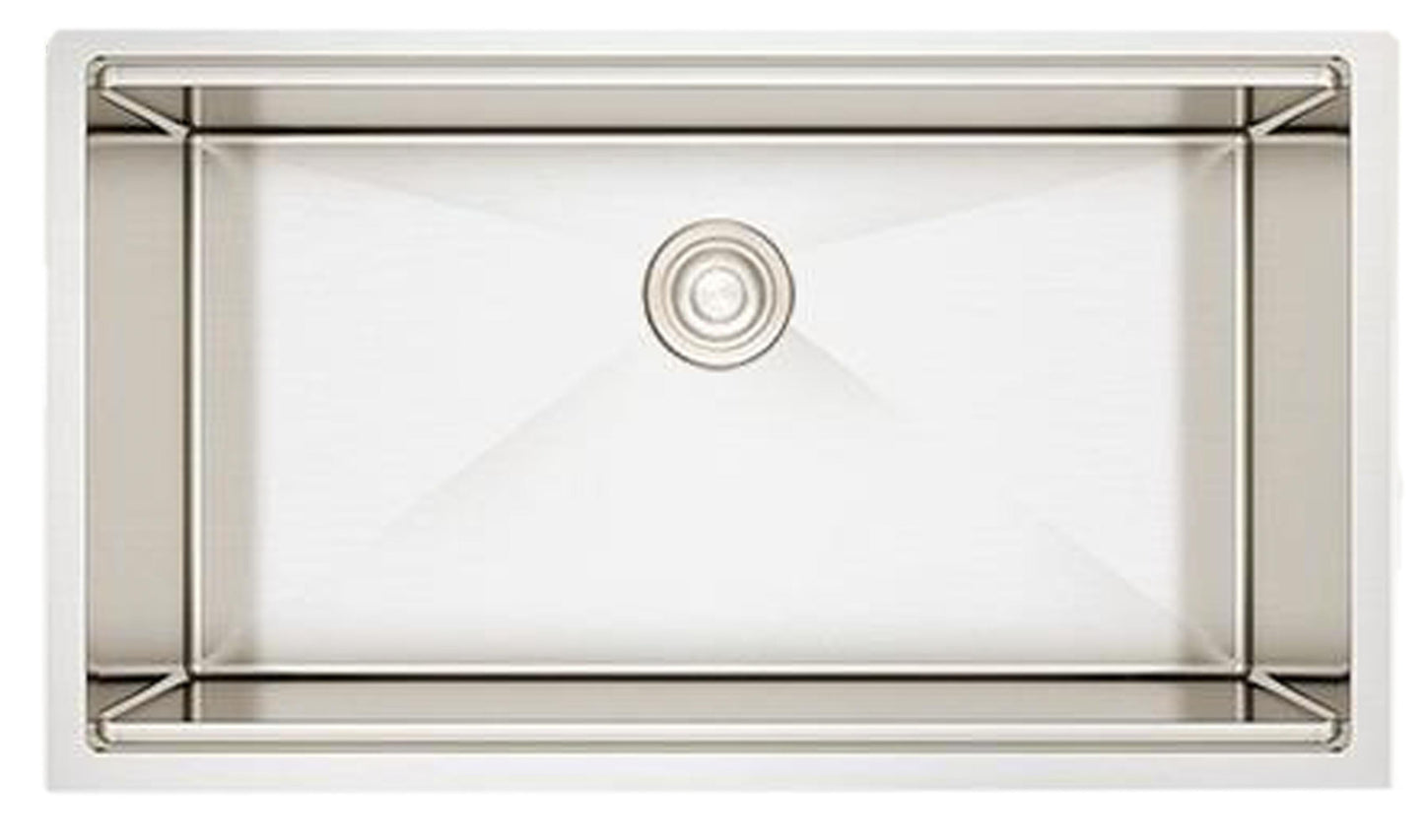 American Imaginations AI-29299 33" Stainless Steel Rectangle Stainless Steel Transitional Kitchen Sink