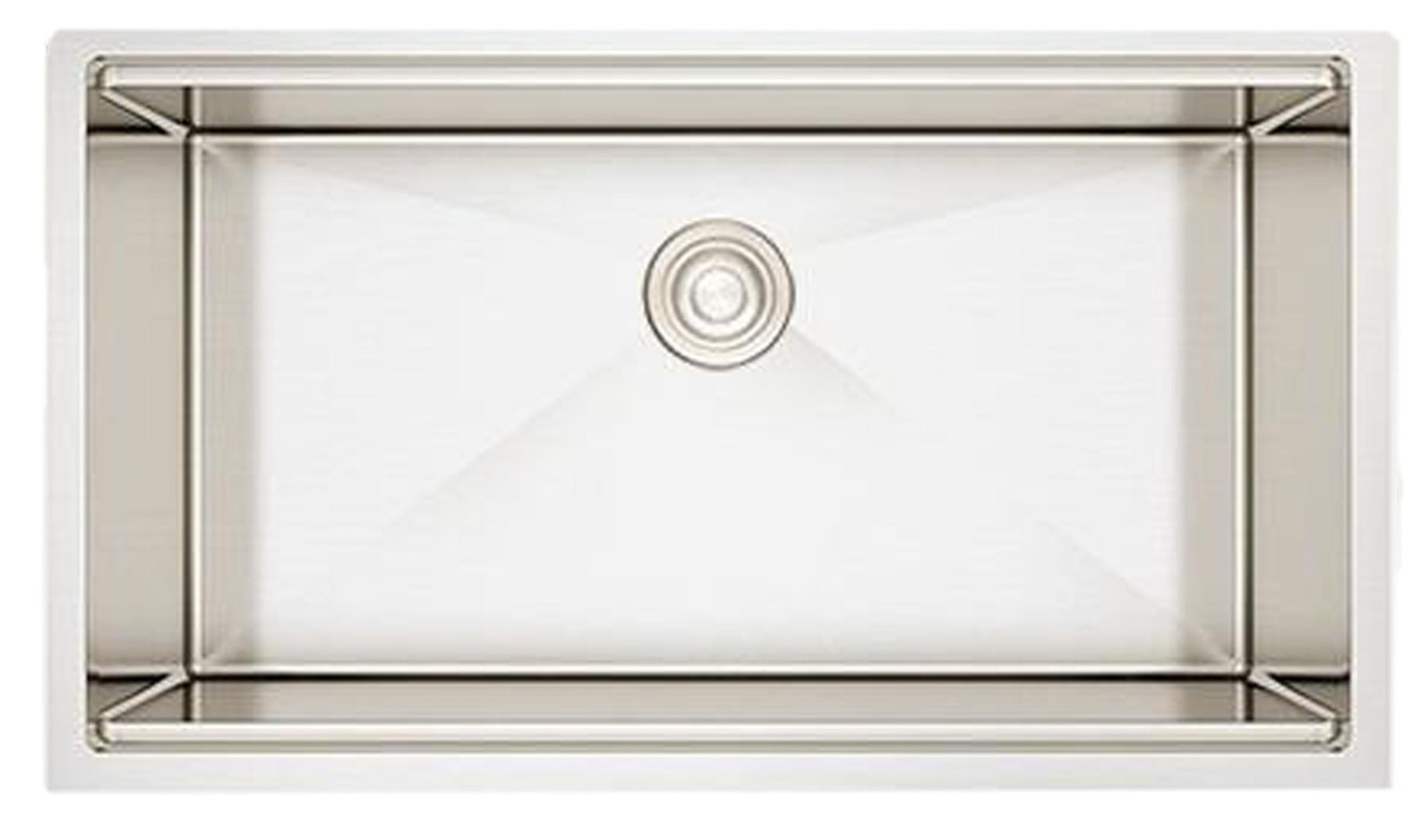 American Imaginations AI-29299 33" Stainless Steel Rectangle Stainless Steel Transitional Kitchen Sink
