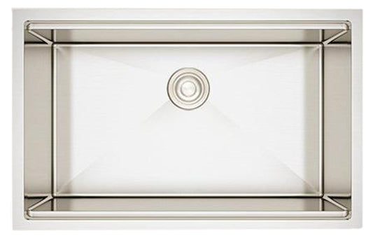 American Imaginations AI-29300 30" Stainless Steel Rectangle Stainless Steel Transitional Kitchen Sink