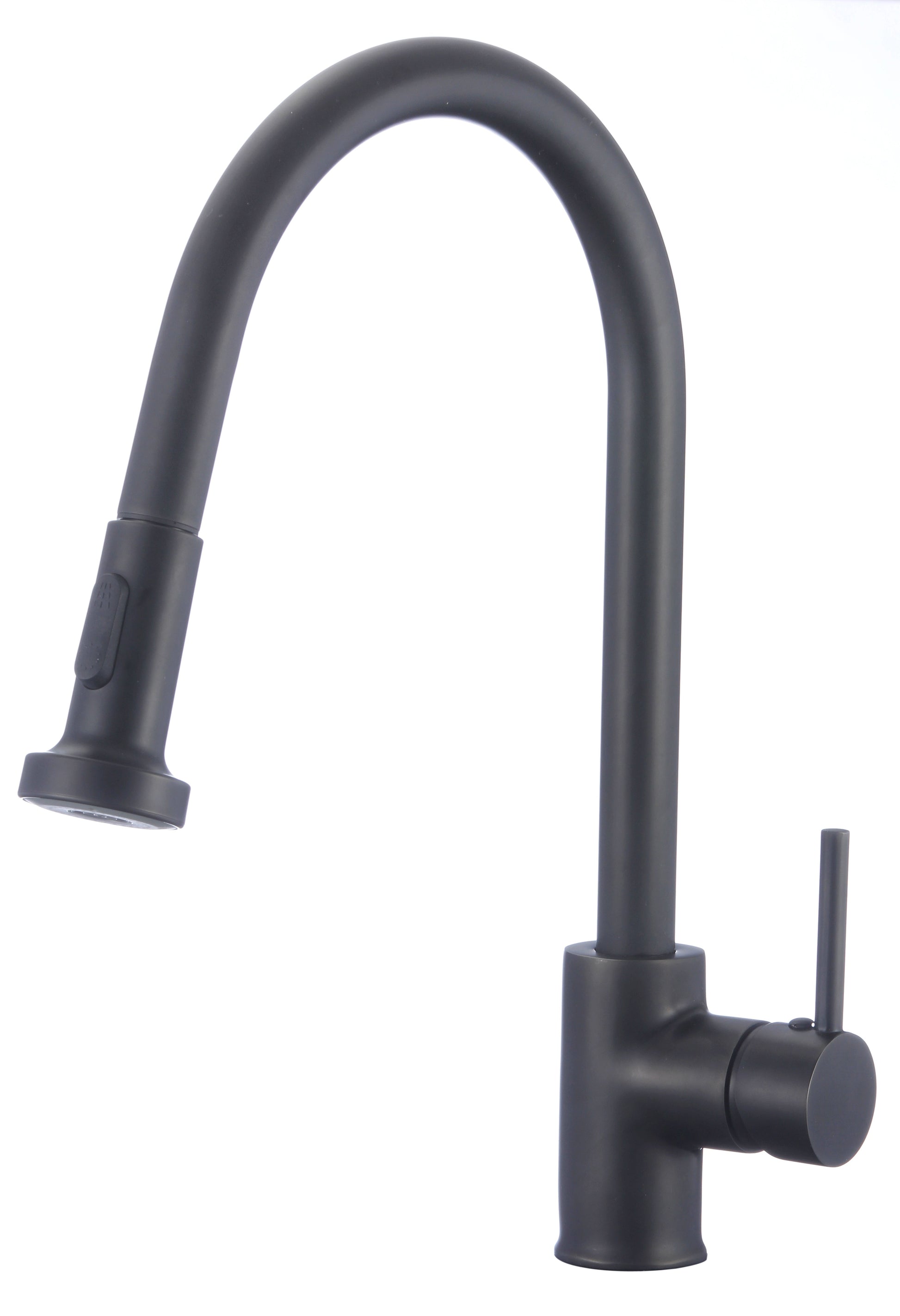 American Imaginations AI-29308 3" Black Unique Stainless Steel Transitional Kitchen Sink Faucet
