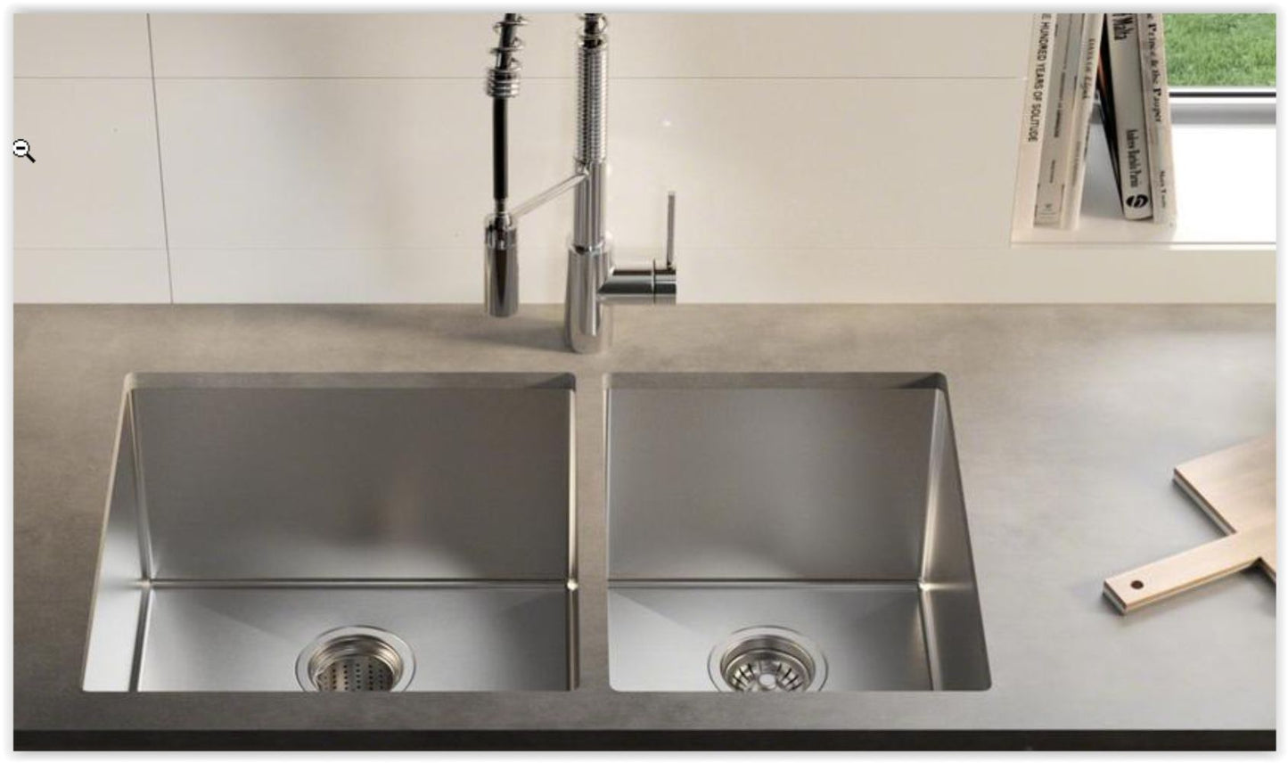 American Imaginations AI-29361 29" Stainless Steel Rectangle Stainless Steel Modern Kitchen Sink