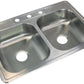 American Imaginations AI-29362 33" Stainless Steel Rectangle Stainless Steel Modern Kitchen Sink