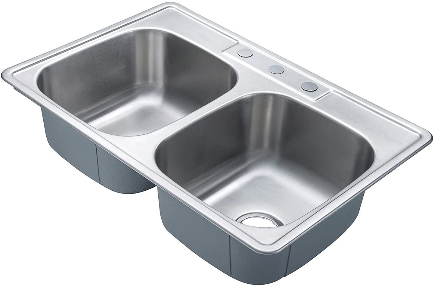 American Imaginations AI-29362 33" Stainless Steel Rectangle Stainless Steel Modern Kitchen Sink