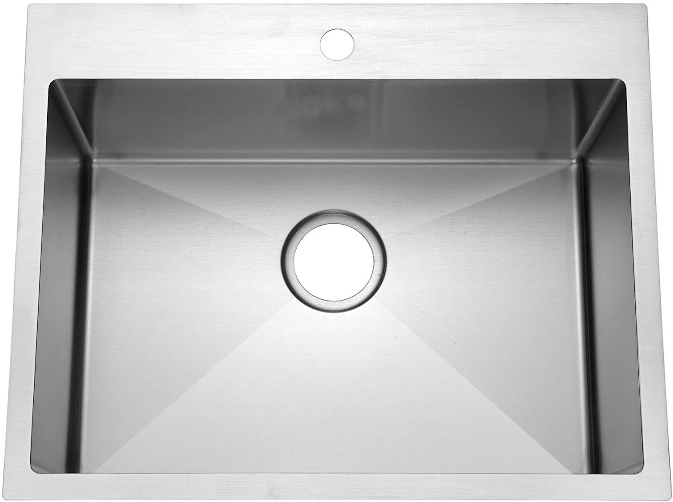 American Imaginations AI-29367 25" Stainless Steel Rectangle Stainless Steel Modern Kitchen Sink