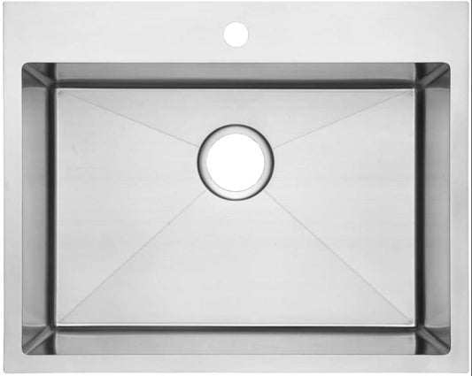 American Imaginations AI-29367 25" Stainless Steel Rectangle Stainless Steel Modern Kitchen Sink