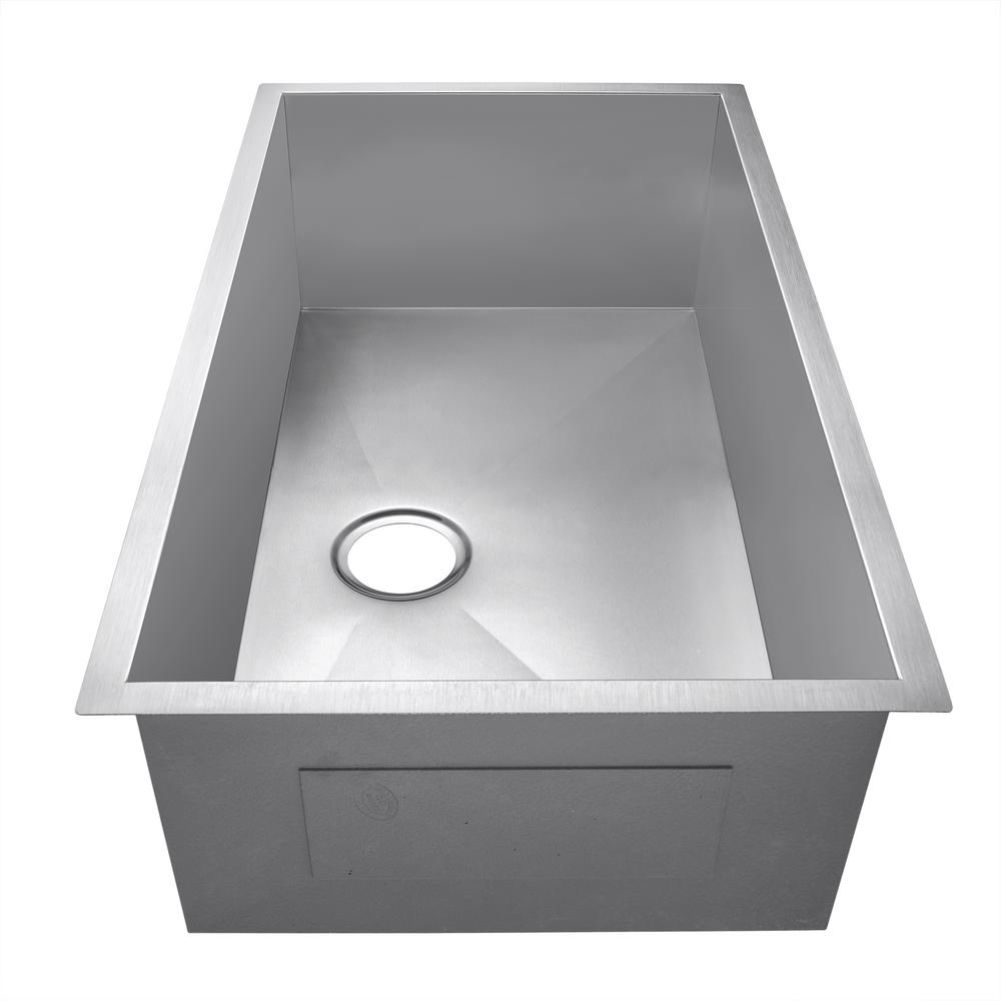 American Imaginations AI-29369 27" Stainless Steel Rectangle Stainless Steel Modern Kitchen Sink