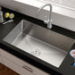 American Imaginations AI-29369 27" Stainless Steel Rectangle Stainless Steel Modern Kitchen Sink