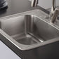 American Imaginations AI-29370 25" Stainless Steel Rectangle Stainless Steel Modern Kitchen Sink