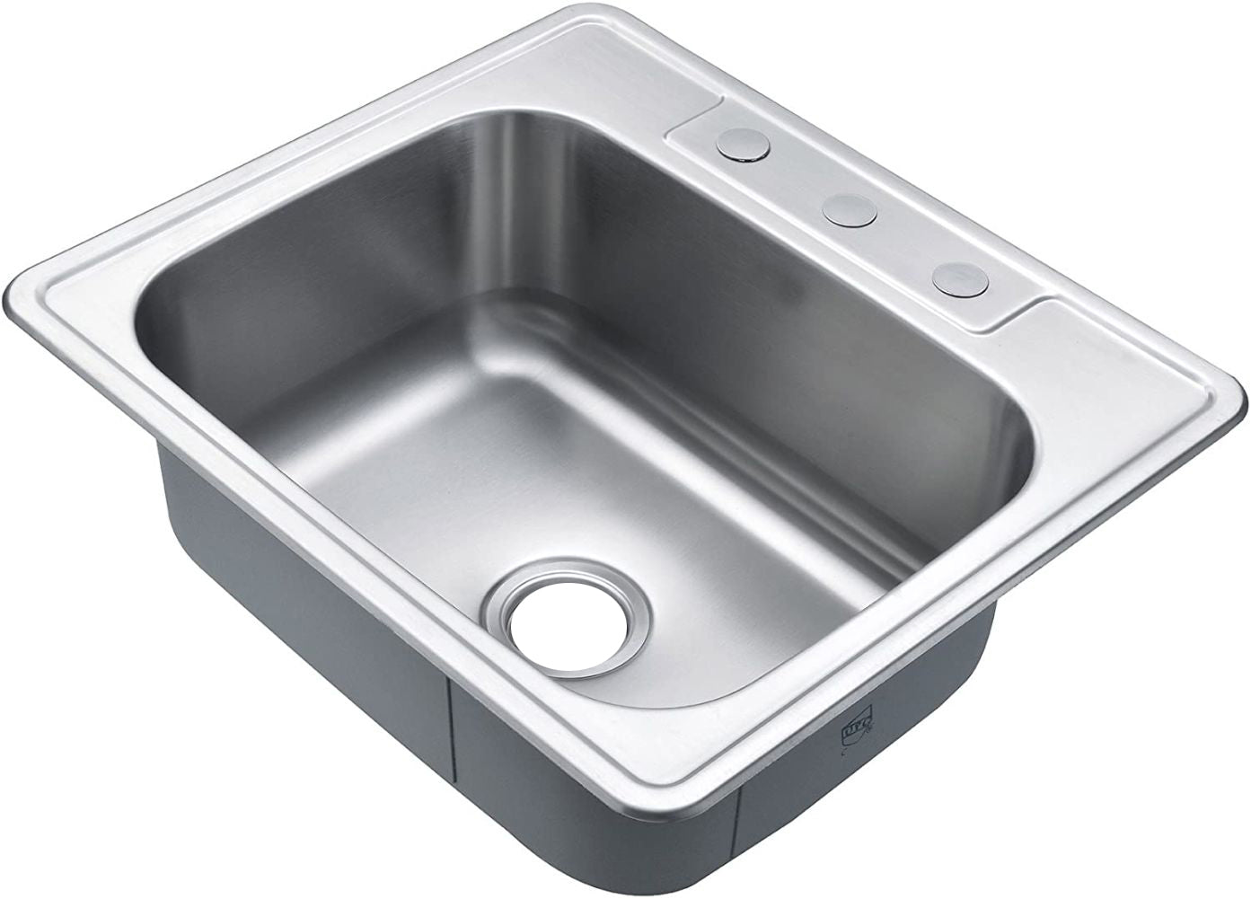American Imaginations AI-29370 25" Stainless Steel Rectangle Stainless Steel Modern Kitchen Sink