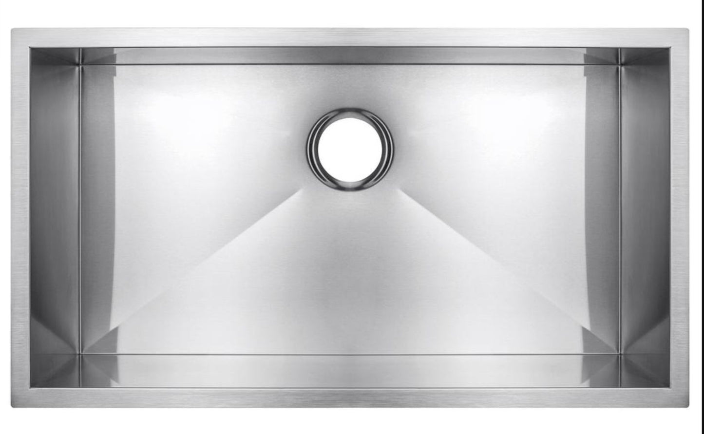 American Imaginations AI-29384 27" Stainless Steel Rectangle Stainless Steel Modern Kitchen Sink