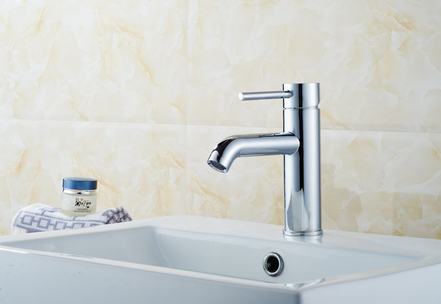 American Imaginations AI-29549 24" White Rectangular Drop In Modern Ceramic Top Set